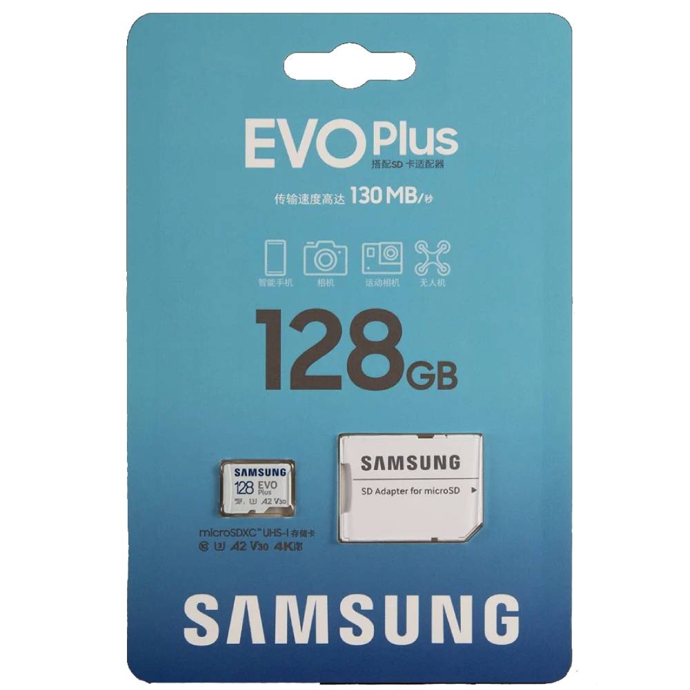 SAMSUNG EVO MicroSD 10class 128Gb