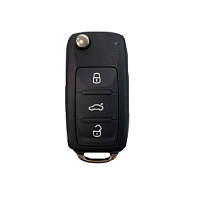 Ключ выкидной SKODA Octavia 2008-2012 3TO 837 202L ID48 433 MHz ASK HU66