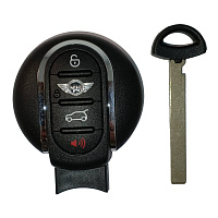 Ключ смарт MINI 2014-, ID49 PCF7945P 433 MHz FSK + вставка HU100R