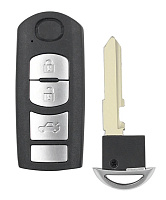 Корпус смарт ключа MAZDA 4 кнопки + вставка MAZ24R