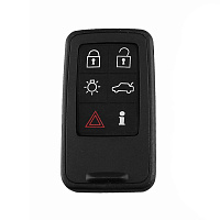 Корпус смарт ключа VOLVO 5+1 кнопок + вставка HU101