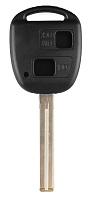 Корпус ключа TOYOTA 2 кнопки TOYO-18 TOY40, с лого