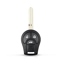 Корпус ключа NISSAN 3 кнопки NSN14