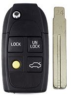 Корпус выкидного ключа VOLVO 4 кнопки NE-40 NE66