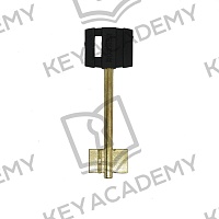 Заготовка дверного ключа Бордер-3 BRD3DP 85*22*13,8мм желтый 88
