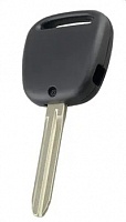 Корпус ключа TOYOTA 1 кнопка TOYO-15 TOY43, с лого