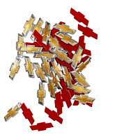 Логотип для ключа выкидного CHEVROLET