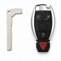 Корпус смарт ключа MERCEDES-BENZ 3 кнопки HU64 (для ключей XHORSE) + паника