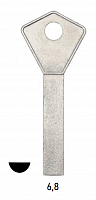 Заготовка финского ключа ABL2F ABL-2 6,8 мм латунь