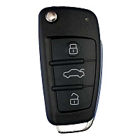 Ключ выкидной AUDI Q7/A6L 2007-2012 8E 315 MHz FSK HU66