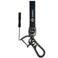 Ремешок кожаный OPEL с карабином