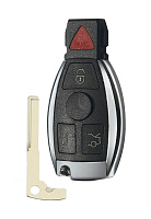 Корпус смарт ключа MERCEDES-BENZ 3+1 кнопки + вставка HU64