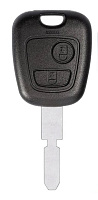 Корпус ключа CITROEN, PEUGEOT 2 кнопки NE-51 NE78, без лого