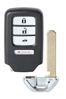Корпус смарт ключа HONDA 3+1 кнопки + вставка HON66