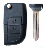 Корпус выкидного ключа CHANGAN 2 кнопки OP-DP YM28, с лого