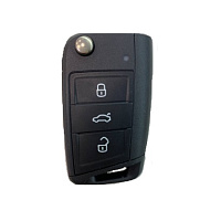 Ключ выкидной VOLKSWAGEN Tiguan 2017+ MQB48 433 MHz ASK HU162