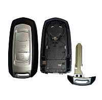 Корпус смарт ключа GEELY 3 кнопки, с лого