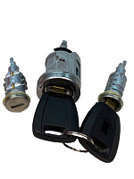 Комплект Личинок Дверей 2 шт , Замка зажигания Fiat Peugeot  TAPE 2