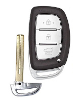Корпус смарт ключа HYUNDAI 3 кнопки + вставка TOY48