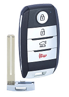 Корпус смарт ключа KIA 3+1 кнопки + вставка TOY48