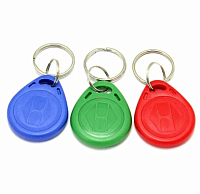 Заготовка ключа для домофона RFID-брелок прокси Т5577 EM-Marine (цвет микс)