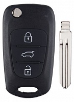 Корпус выкидного ключа HYUNDAI 3 кнопки HY-11D HYN14R, с лого