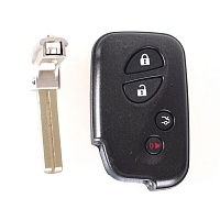 Корпус смарт ключа LEXUS 3+1 кнопки + вставка TOY48
