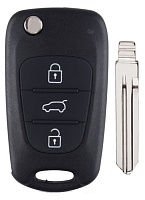Корпус выкидного ключа KIA 3 кнопки HY-11 HYN14, с лого