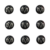 Логотип силиконовый 14 мм DODGE