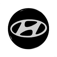 Логотип силиконовый 14 мм HYUNDAI