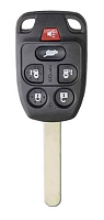 Корпус ключа HONDA 5+1 кнопки HOND-31 HON66