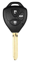 Корпус ключа TOYOTA 3 кнопки TOYO-15 TOY43, с лого