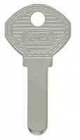 Заготовка вертикального ключа АПЕКС APECS-2 2,5 мм КНР