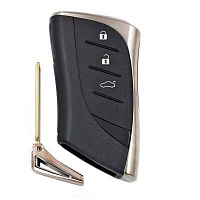 Ключ смарт LEXUS 8A 433 MHz FSK ES200 ES300H LS350 + вставка TOY48