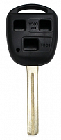 Корпус ключа LEXUS 3 кнопки TOYO-18 TOY40, с лого