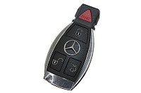 Ключ смарт (рыбка) MERCEDES 1997-2014 BGA 315/433 MHz (без Keyless) + вставка HU64