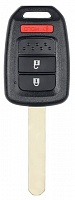Корпус ключа HONDA 2+1 кнопки HOND-31 HON66, с лого