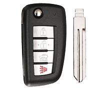 Корпус выкидного ключа NISSAN 3+1 кнопки DAT-15 NSN14