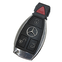 Ключ смарт (рыбка) MERCEDES 2006-2009 08NEC 315/433 MHz FSK (с Keyless) + вставка HU64