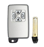 Корпус смарт ключа TOYOTA 4 кнопки + вставка TOY48
