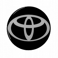Логотип TOYOTA 14мм силикон