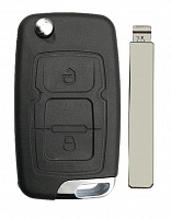 Корпус выкидного ключа GEELY 2 кнопки, лезвие № 75, без лого