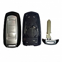 Корпус смарт ключа GEELY 3 кнопки, с лого