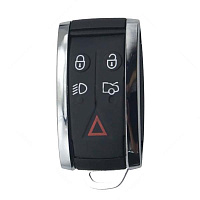 Ключ смарт JAGUAR XF 2009-2013 ID46 PCF7945A/PCF7953A 315 MHz FSK с Keyless + вставка HU101