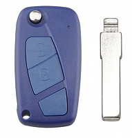 Корпус выкидного ключа FIAT 2 кнопки FI-16 SIP22 (синий)