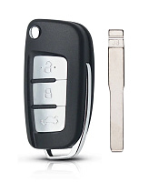 Корпус выкидного ключа FORD 3 кнопки FO-24 HU101
