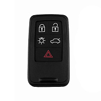 Корпус смарт ключа VOLVO 4+1 кнопки + вставка HU101