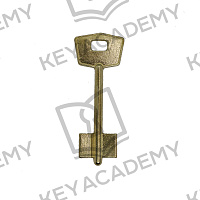 Заготовка дверного ключа YAG1D (желтый) MT15G 5MT3 1MO6