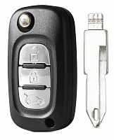 Корпус выкидного ключа RENAULT 3 кнопки NE-36 NE72 NE73