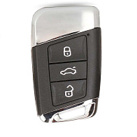 Ключ смарт VOLKSWAGEN MQB48 433 MHz ASK с Keylss + вставка HU162